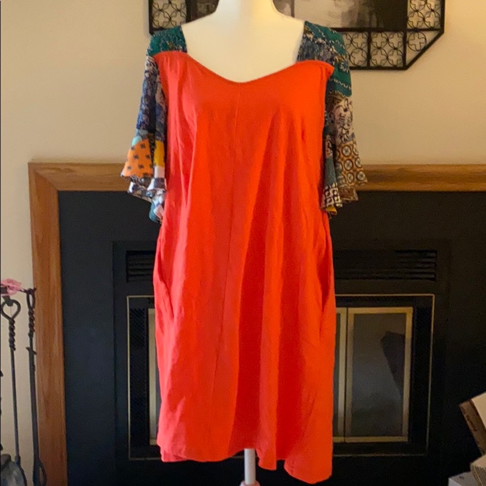 Orange dress